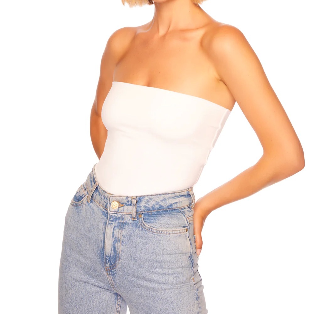 Great Basic Neutral Tube Top. Great Stretch.